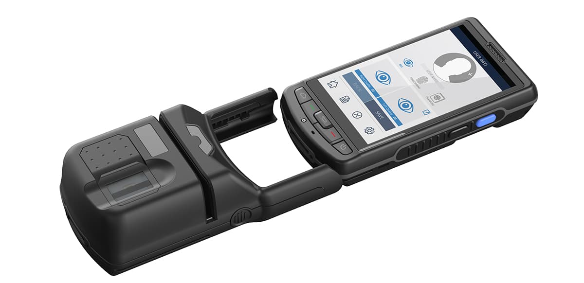 iCAM M300 modular handheld and biometric base